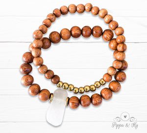 Moonstone Crystal Essential Oil Diffuser Bracelet for Mothers