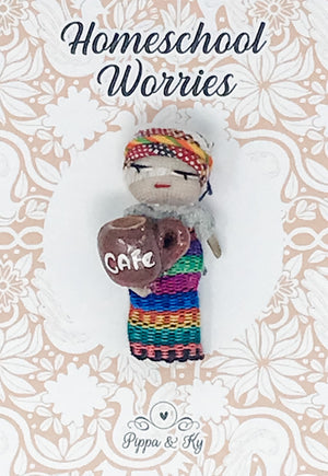 Guatemalan "Homeschool Worries" Worry Doll