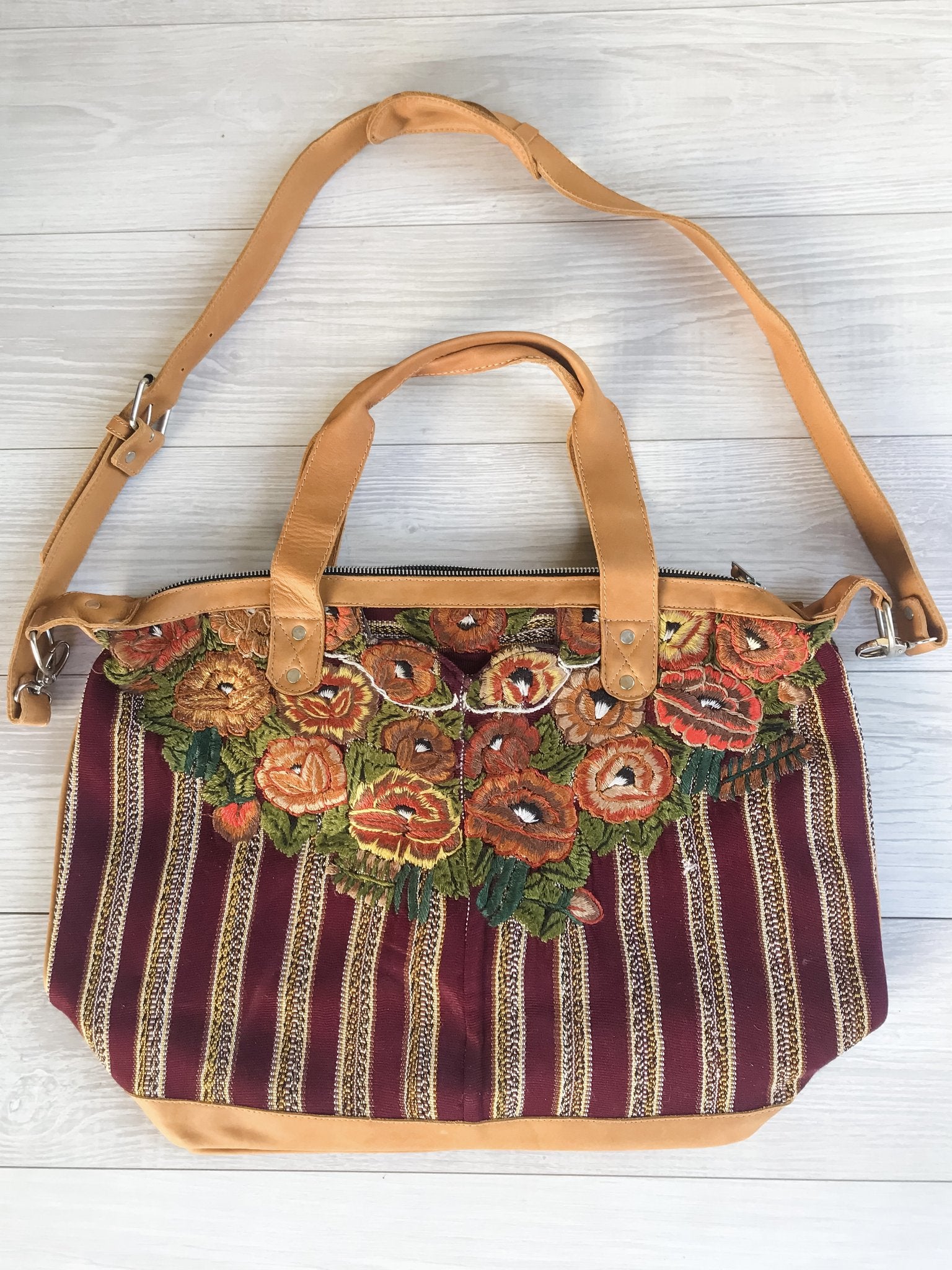 Huipil Floral Convertible Bag