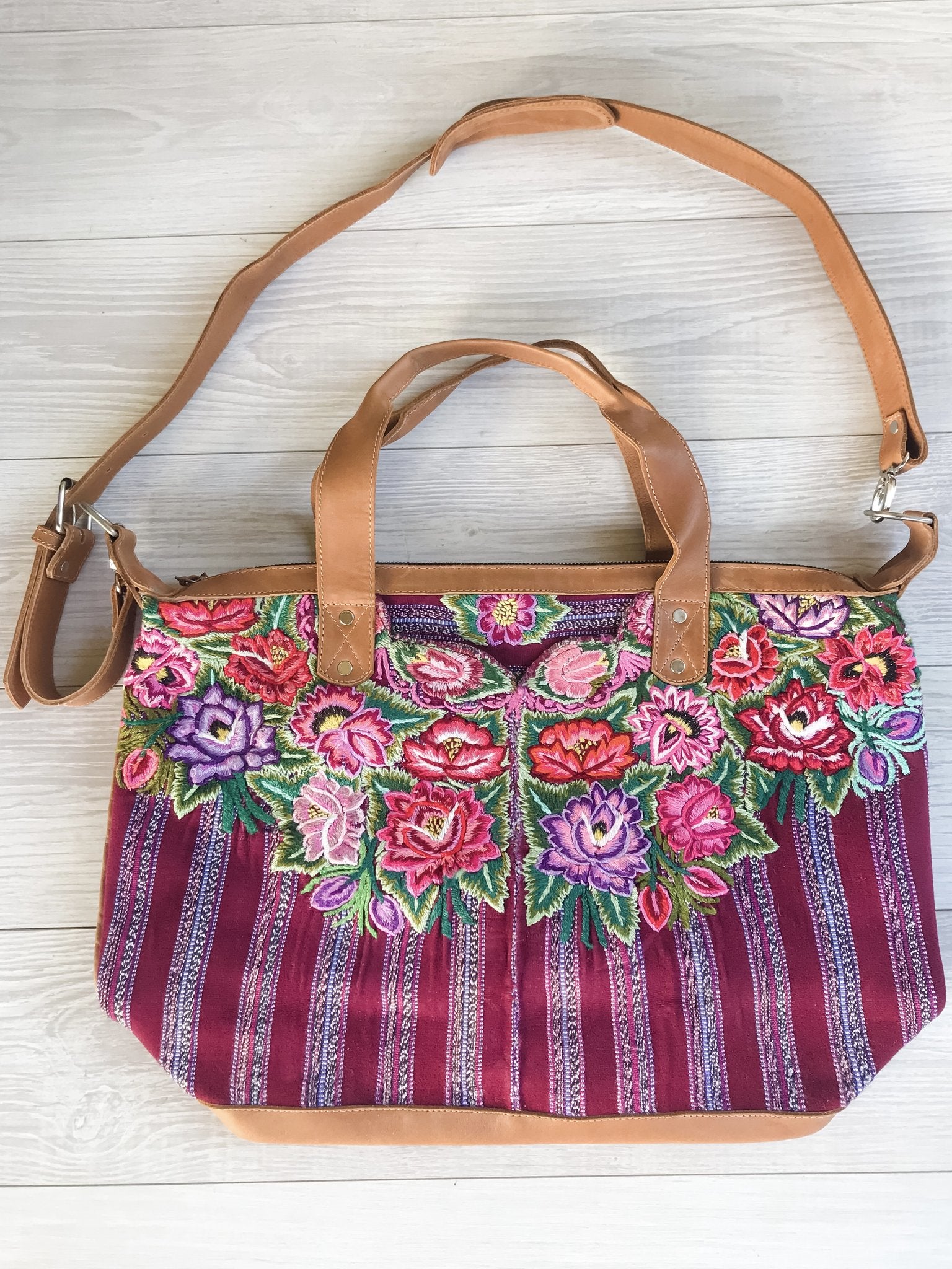 Huipil Floral Convertible Bag
