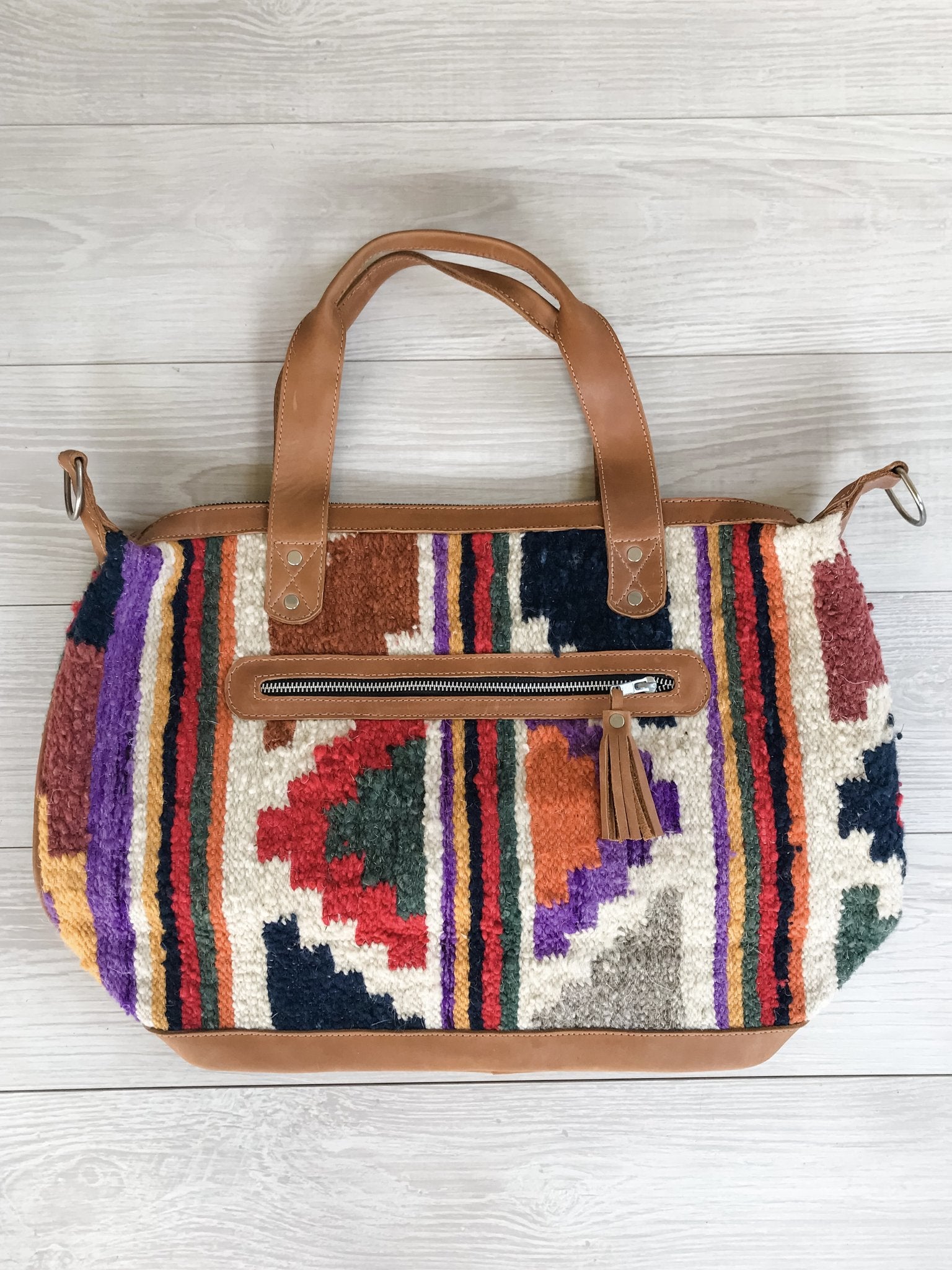 Chrisel Guatemalan Convertible Wool Bag - 10503