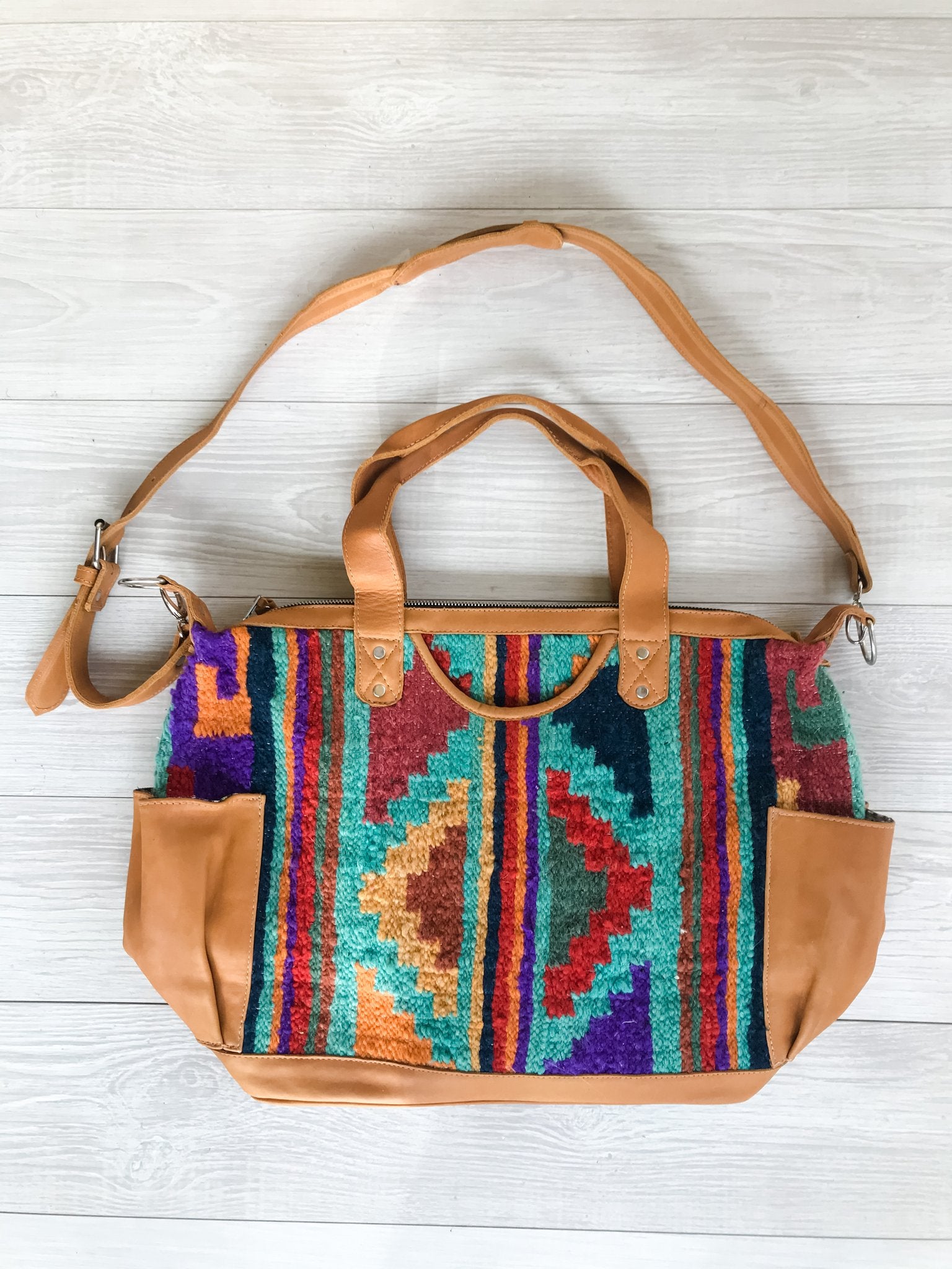 Kisa Guatemalan Convertible Wool Bag - 10201
