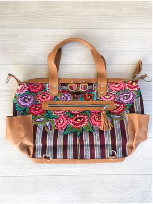 Huipil Floral Convertible Backpack