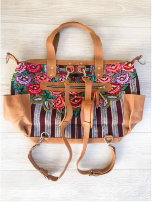 Huipil Floral Convertible Backpack