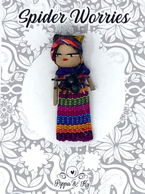 Guatemalan "Spider Worries" Worry Doll