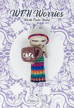 Guatemalan "WFH" Worries Worry Doll