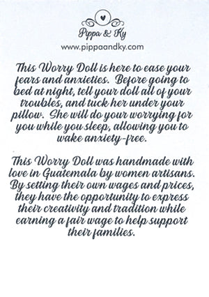 Guatemalan "Diet Worries" Worry Doll